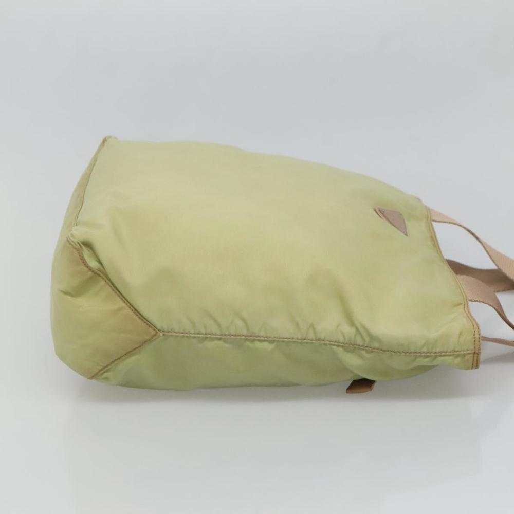 PRADA Tote Bag Nylon Light green Auth 127872 - Picture 4 of 16